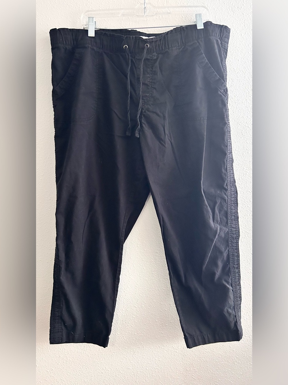 Sonoma Black Drawstring Jogger Pants
